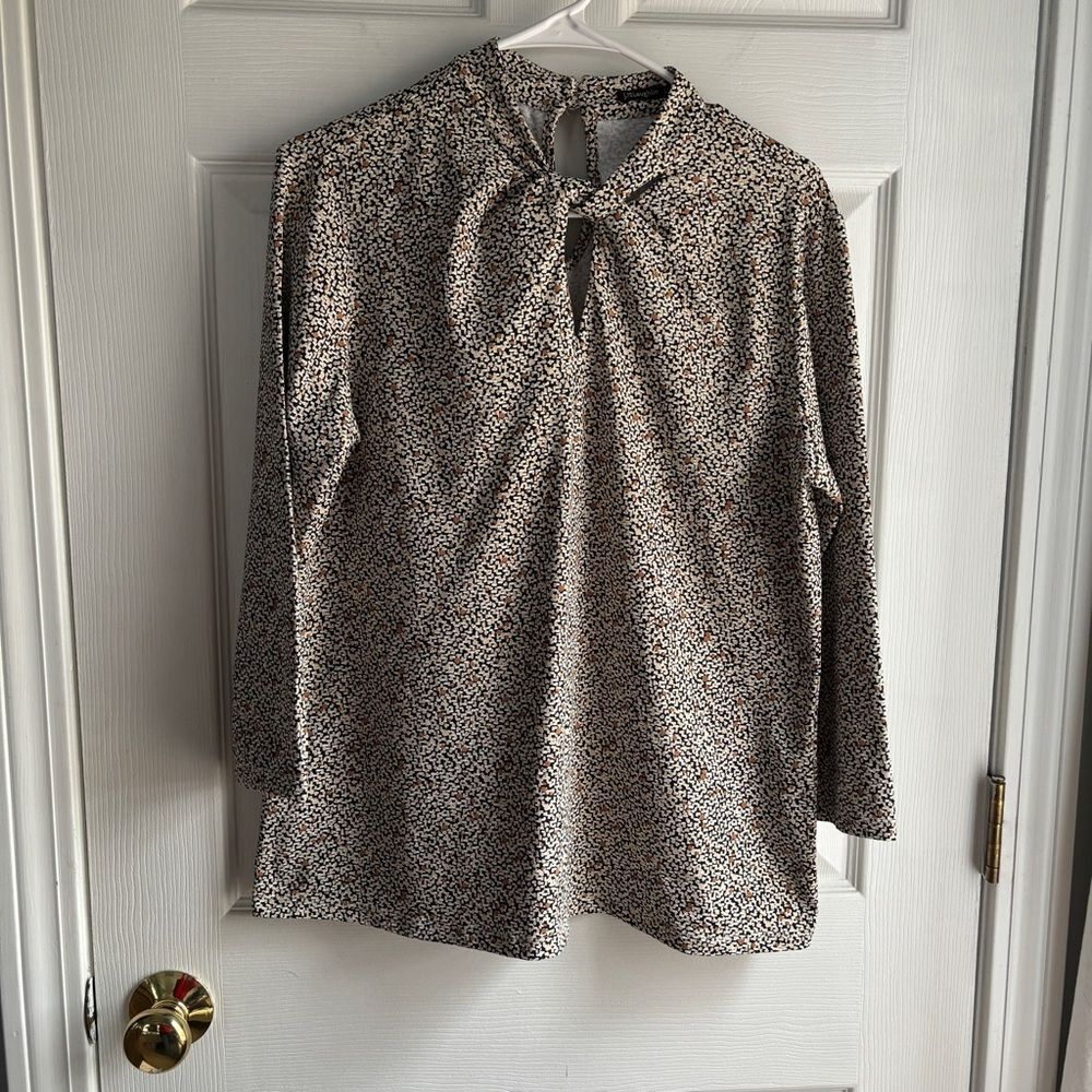 J. McLaughlin Top Twist Neck Catalina Cloth - size Large